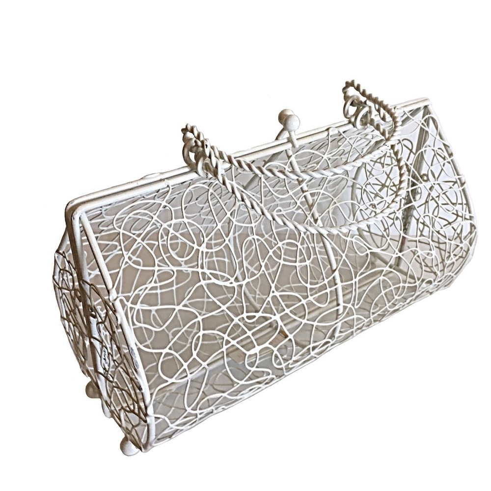 Vintage Estee Lauder Wire Clutch Purse